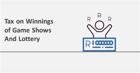 sars tax on lotto winnings|Tax on Winnings of Game Shows And Lottery .